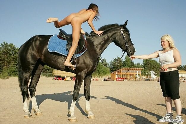 Ride on horseback - Nudism is rooted in human nature