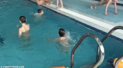 Poolside activities 1 Full HD - The idea of self-acceptance and self-respect is important among naturists