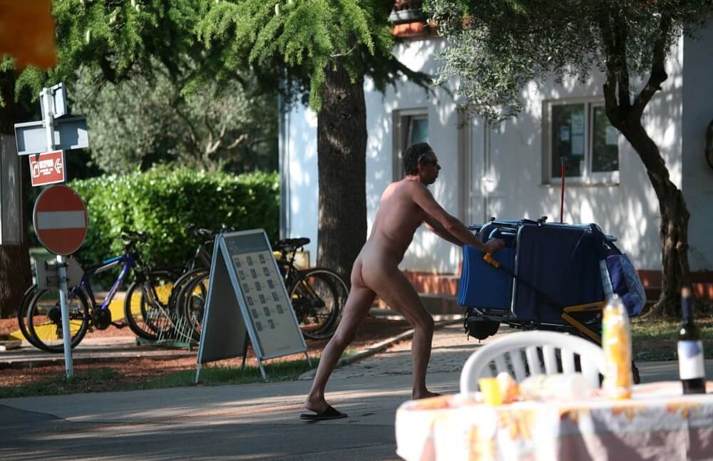 Park Side Street Pass-Bys photos - The idea of self-acceptance and self-respect is important among naturists