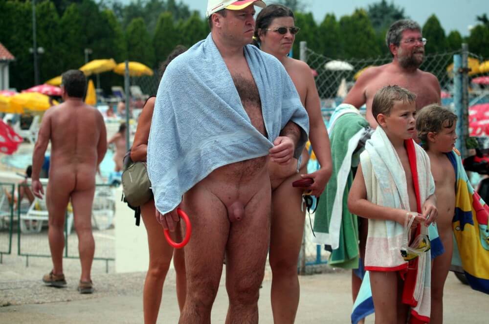 Naturist Pool Resort Exits photos - Nudism as a way to overcome body image issues and stereotypes