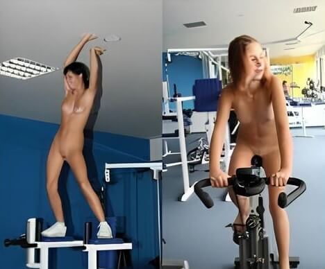 Nudists in the gym pics - Rejecting Swimsuits