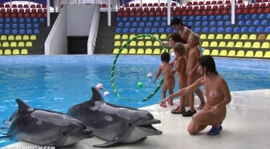 Dolphin Day Delights 1 - Naturism and respect for nature