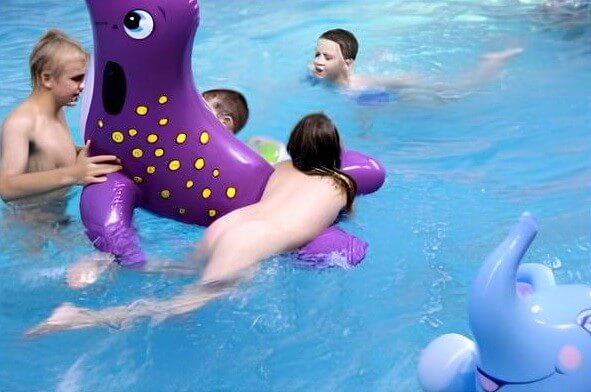 Indoor Waterside Day photo gallery - Naturism promotes honesty and an open connection with the body