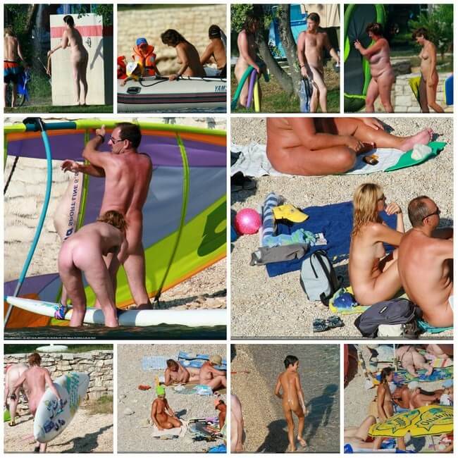 Naturism gallery set 21 - She went out completely naked