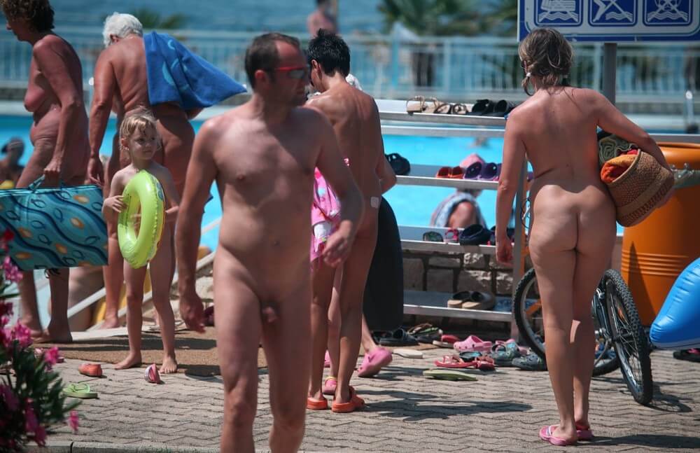 Daytime Nudists Chill Out photos - A closed community of naturists