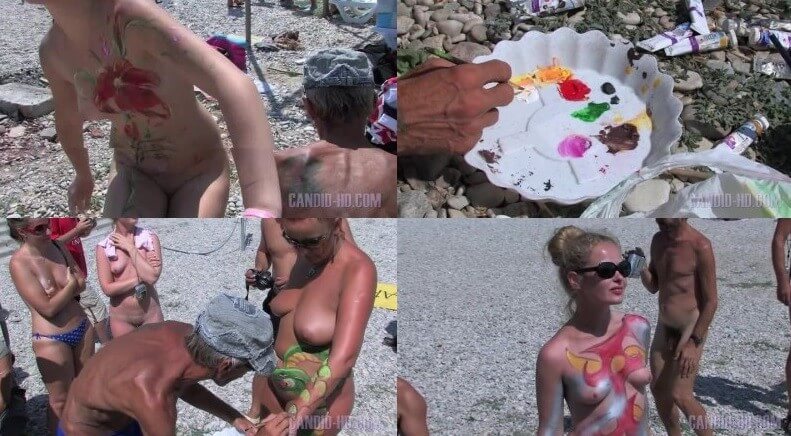 Body Art Festival 2008 Part 1 - Naturists live easily and freely