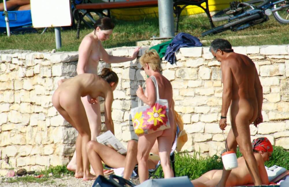 Nude Duet Girls Rail Climb Photo Set - Freedom and harmony in the practice of nudism and the naturist movement