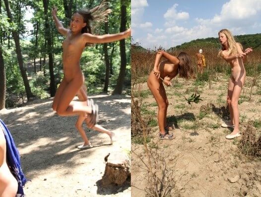 Sailing Ship Family photos - In naturism, nature serves as the bodys natural clothing