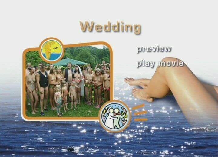 A wedding in a nudist collective - This practice of going nude was embraced by the highest ranks of the aristocracy