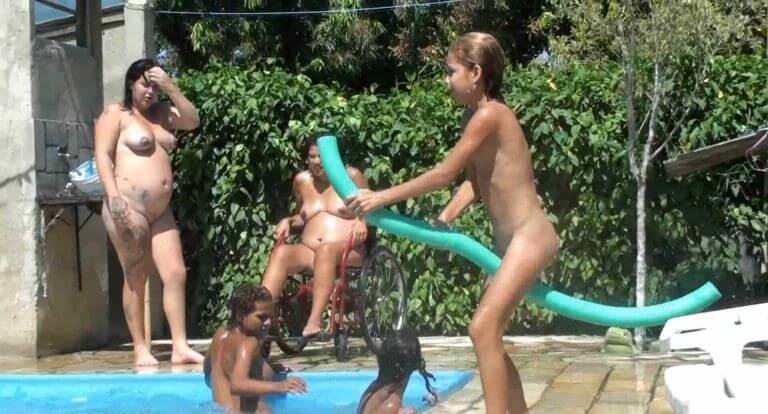 Oceanic Backyard Noon # 1 Full HD - The underlying principle of nudism and naturism is the value of harmony and balance