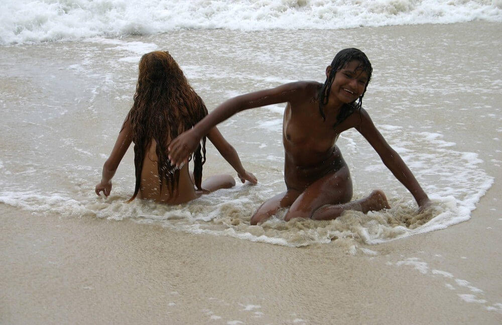 Brazilian Sand Playground pics - The entire upper aristocracy practiced nudism