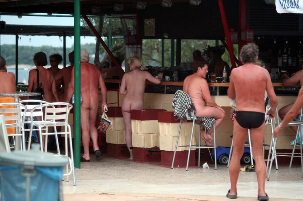 Outdoor diner view - This movement helps people understand that the naked body is not an object for judgment or condemnation
