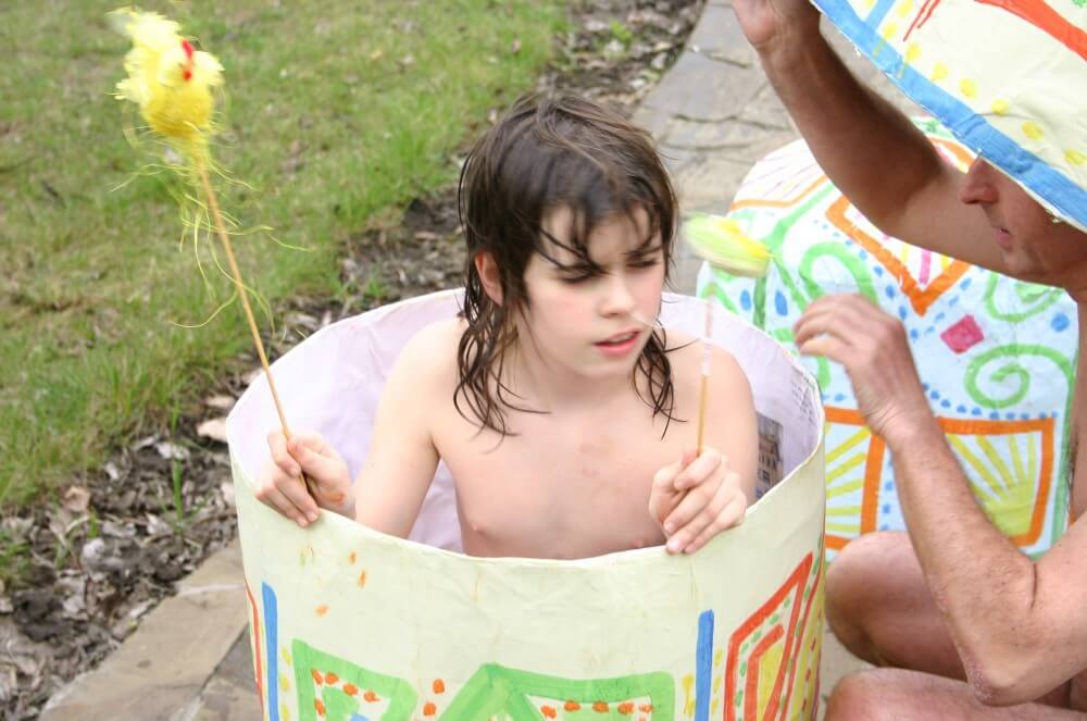 Easter 2X Eggs Outdoors photos - Getting rid of swimsuits