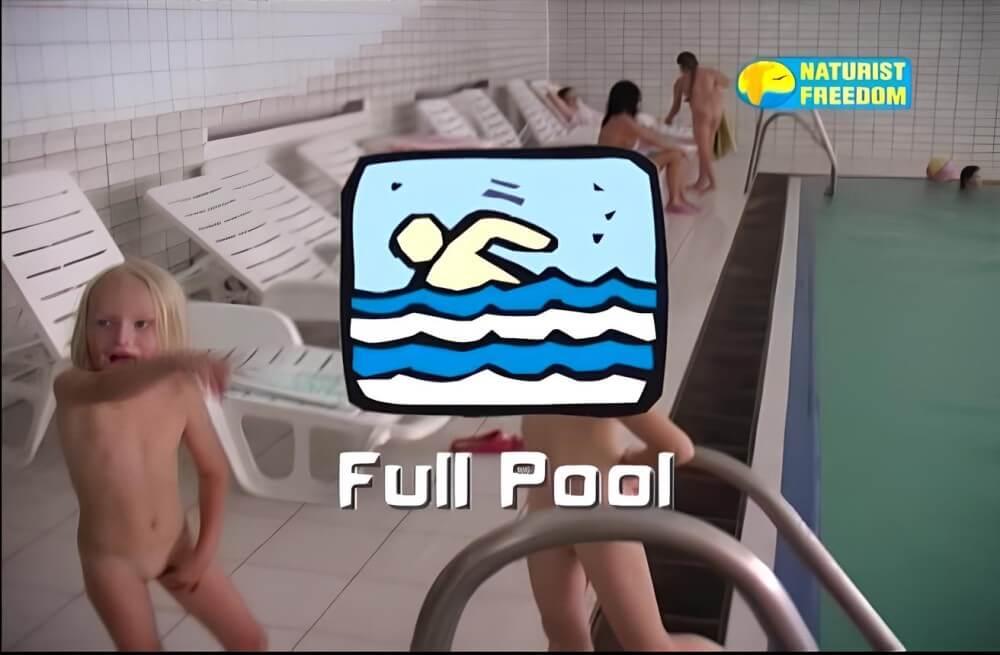 Naturist Freedom: Full Pool - Naturist practices help us understand that the body is part of nature and its beauty