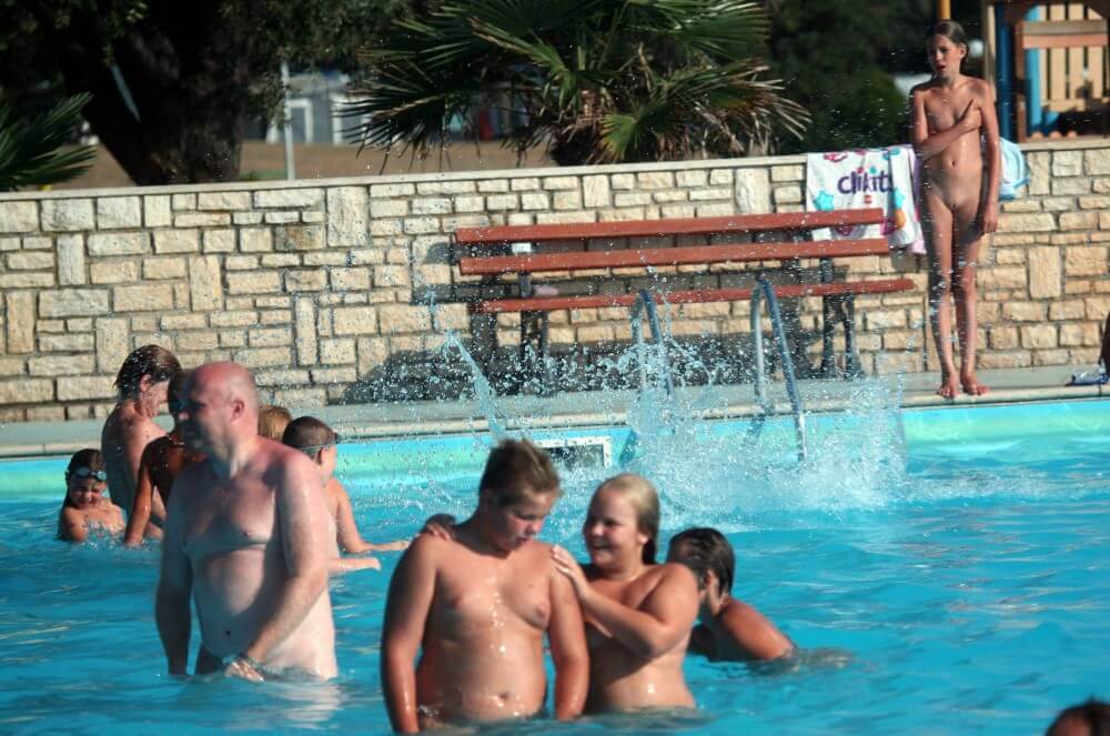Naturist Pool Girls Profile pics - Happiness is achieved through embracing naturism