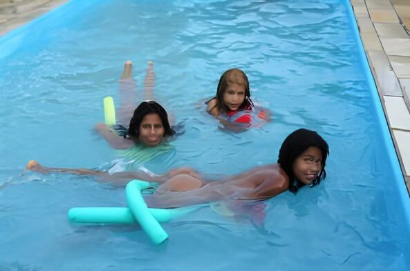 Tropic Pool Side Day - Brazil resort - Nudism brings joy to life