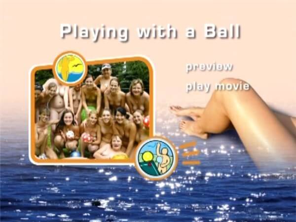 Naturist Freedom: Playing with a ball - Nudity is an expression of naturalness and sincerity