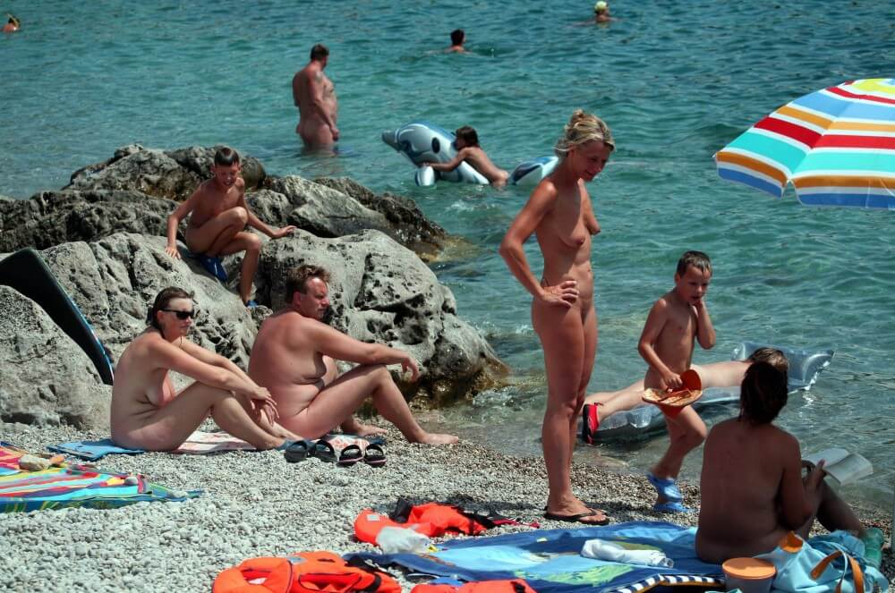 Rock Side Family Camping pics - The practice of naturism promotes inner harmony and peace