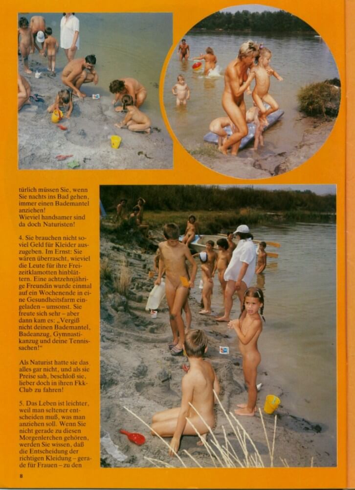 Jung und Frei Nr 39 - Nudist practices help foster respect for differences and individuality