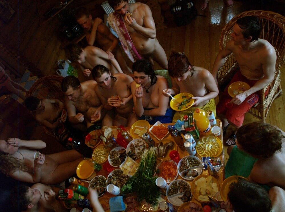Family Valentines Dinning pics - Complete Natural Nudity