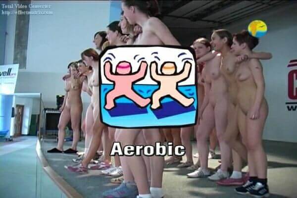 Naturist Freedom: Aerobic - In this nudist movement, voluntariness and comfort are important
