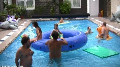 Piano pool and tennis Full HD - Nudity is an integral part of life in nature