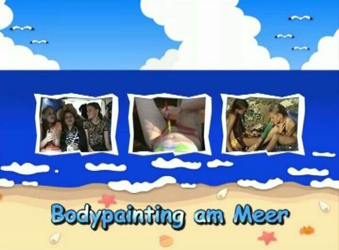 Naturistin: Bodypainting am Meer - Nature provides inspiration and energy for the practice of naturism and nudism